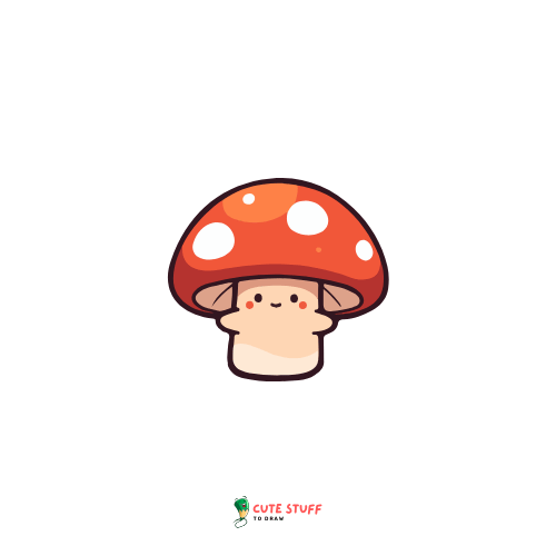 a cartoon of a mushroom